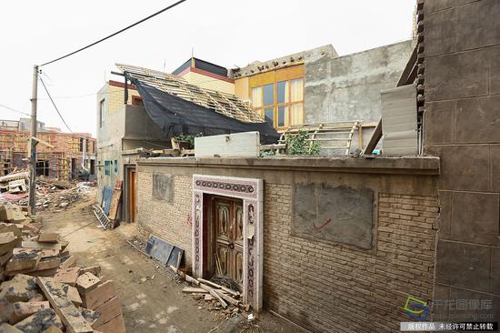 墨玉县老城的旧房子（7月8日摄 图片来源：tuku.qianlong.com）。千龙网记者 许珠珠摄