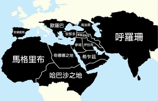 “伊斯兰国”所宣称的领土范围