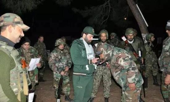 ▲资料图片：伊朗军事顾问协助指挥在叙利亚参战的民兵武装。
