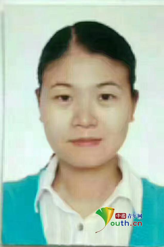 失联的张女士。其丈夫丁老师供图