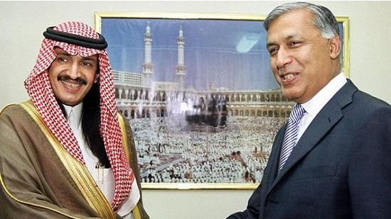  本。班达尔王子（左）。来源：BBC 