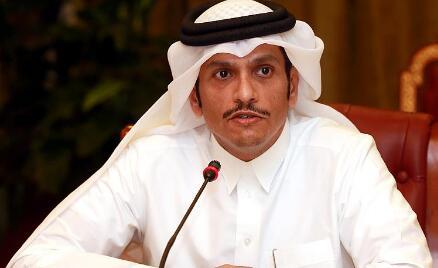  资料图：卡塔尔外交大臣穆罕默德·阿卜杜拉赫曼·阿勒萨尼