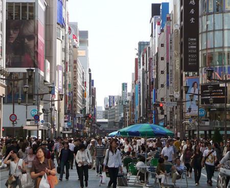 东京银座街景 图源：日本yahoo网站