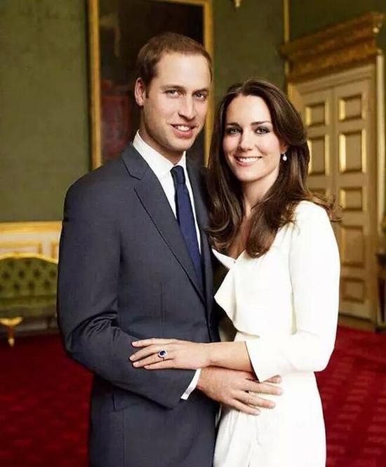 威廉王子和凯特王妃。（资料图）