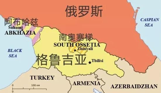 苏联解体后,格鲁吉亚独立,但国内政局一度陷入混乱。