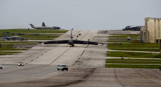 关岛安德森空军基地。（俄罗斯卫星网）