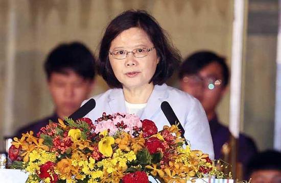 蔡英文。(图片来源:台湾《中时电子报》)