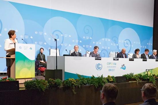 ▲11月6日，《联合国气候变化框架公约》第23次缔约方大会在德国波恩开幕。（《联合国气候变化框架公约》秘书处）