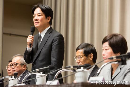 赖清德强调,“一例一休”再修正绝对没有发夹弯。(图片来源:台湾“东森新闻云”)