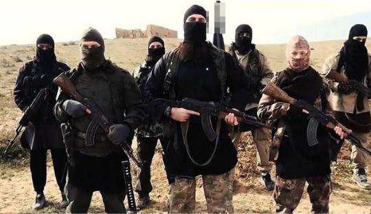 资料图片：IS武装分子。（图片来源于网络）