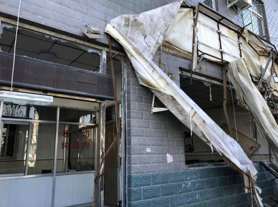 正在清退的新建村（王珊 摄）