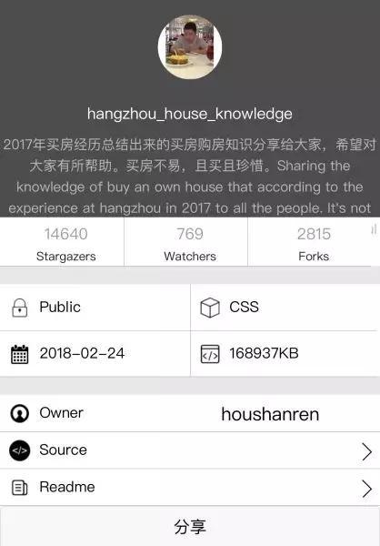 代码库上的购房宝典截图