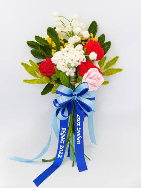 颁奖花束。北京冬奥组委供图
