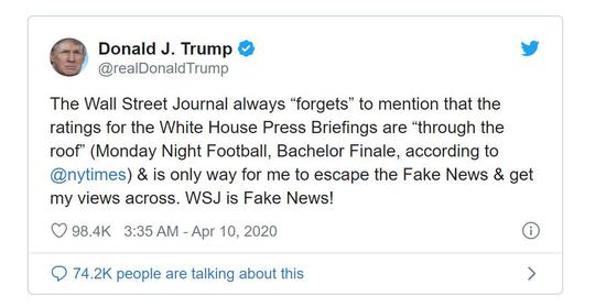 Trump Twitter screenshots