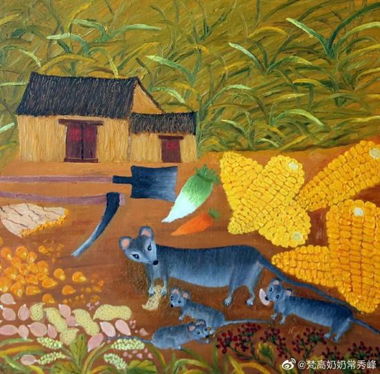 媒体:＂梵高奶奶＂走了 她用画把＂乡愁＂留在了人间