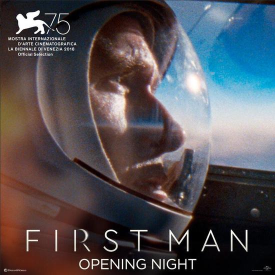 《FIRST MAN》（《登月第一人》）宣传海报