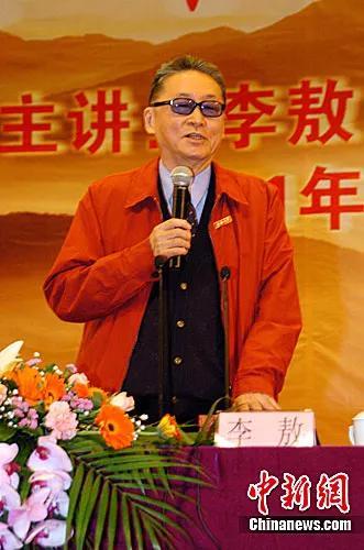 资料图:已故台湾著名作家李敖。中新社发 罗仰明 摄