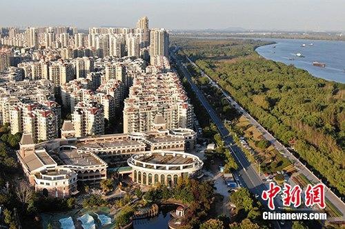 资料图:南京浦口区一处楼盘。中新社记者 泱波 摄
