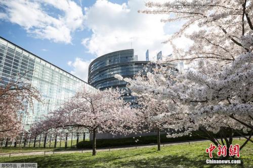 资料图:法国斯特拉斯堡欧洲议会大厦。