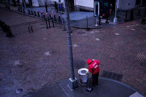 March 17, Wall Street, New York, USA.