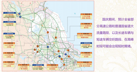 江苏高速规划2030图,江苏交通规划2035 江苏高速返程高峰即将到来,部分收费站临时关闭