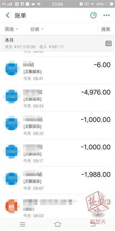 部分打赏记录