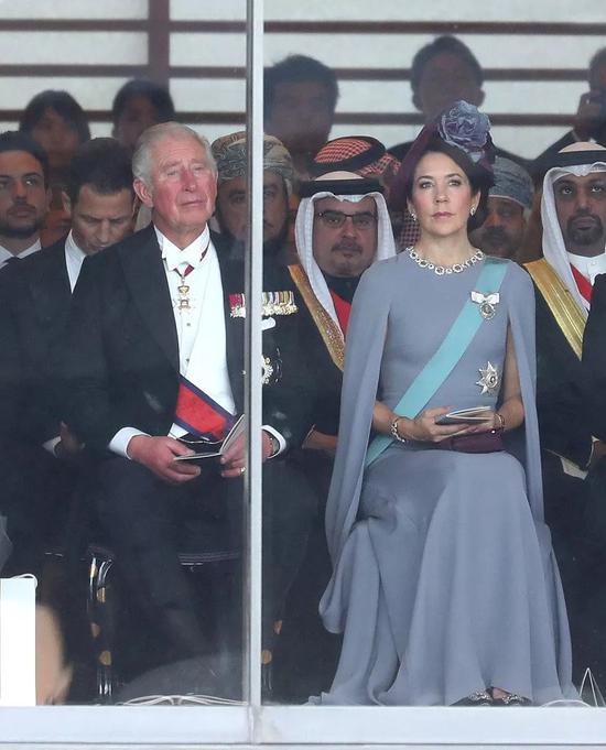 英国王储查尔斯和丹麦王储妃玛丽/视觉中国