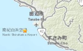 日本本州岛南部发生4.5级地震。(图片来源:美国地质勘探局网站截图)