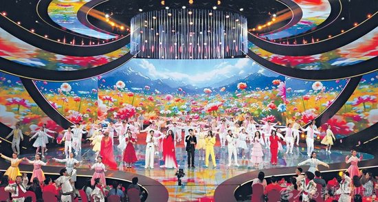天山脚下“万马踏春” 中外合唱一路繁花 2026新疆国际春节联欢晚会精彩上演