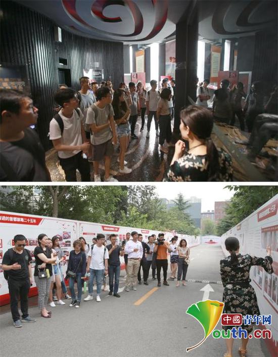 30家在京网络主流媒体到北京市禁毒教育基地参观“砥砺前行——首都禁毒25年主题成果展”和基地展厅。通讯员 张举摄