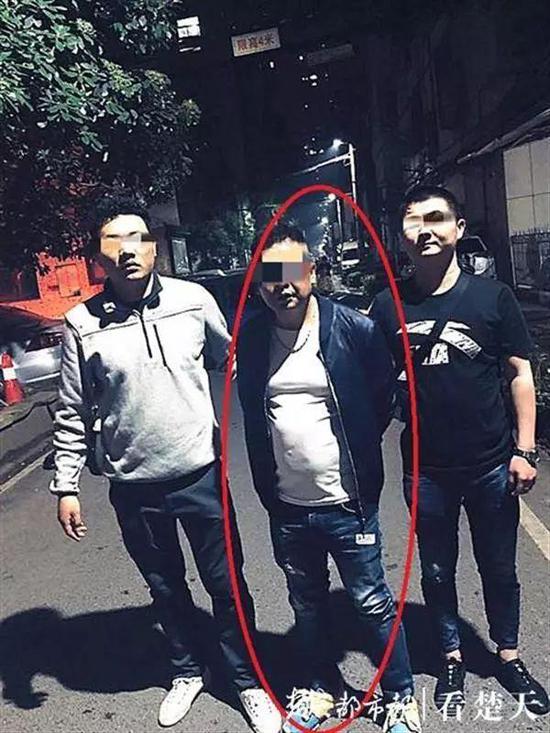 ▲嫌疑男子被抓