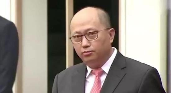 7月8日,中心驻港国安公署举办揭牌典礼,郑雁雄出席并发言