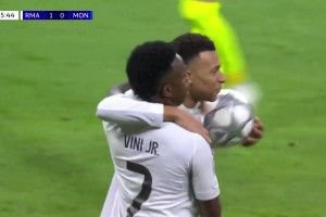 横扫！皇马6-1摩纳哥 姆巴佩双响维尼修斯造4球 阿韦洛亚欧冠首胜