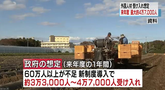劳动力不足外国人来凑？日本计划5年引进34万人才