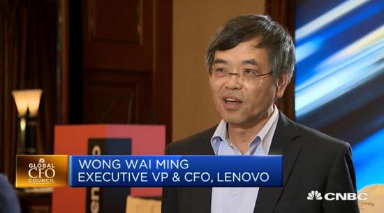 黄伟明接受CNBC新闻网采访