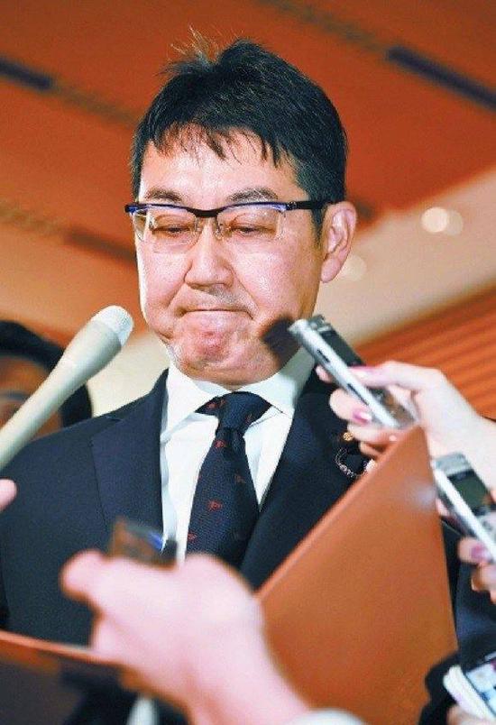 资料图片:日本前法务大臣河井克行。(来源:视觉中国)