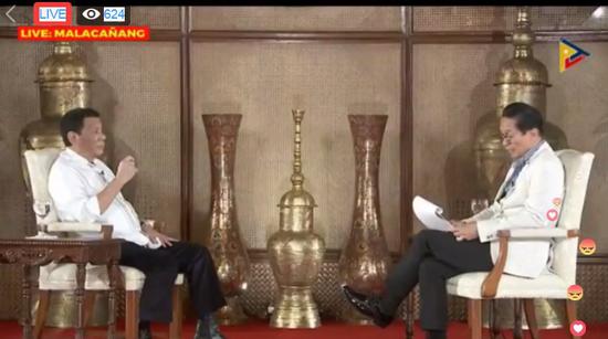 杜特尔特:反对派要9月21日暗杀我 想要动手就要快