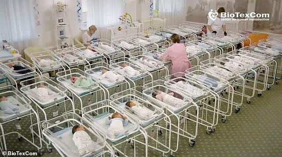 近50名代孕婴儿被困在乌克兰一酒店 （图源：每日邮报）