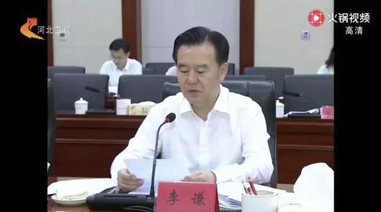 2019年8月,李谦最后一次亮相