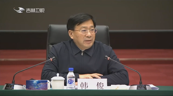 韩俊 截图来源:吉林卫视