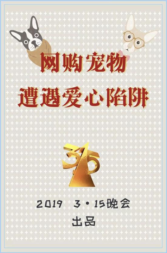 3-15晚会消费预警：网购宠物猫腻多