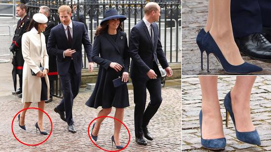 英国王妃们穿高跟鞋见女王的“正确打开方式”。