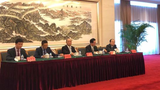 国家禁毒委员会新闻发布会现场 摄/郭媛丹