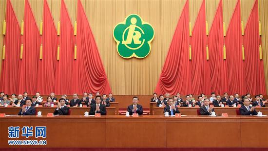 9月14日,中国残疾人联合会第七次全国代表大会在北京人民大会堂开幕。