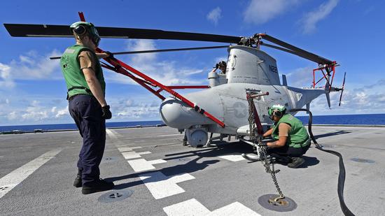 MQ-8B无人机(美国太平洋舰队推特)