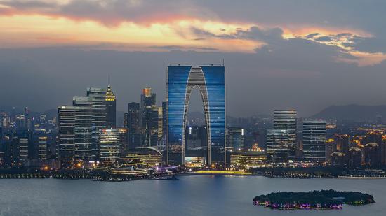 蘇州工業園區夜景