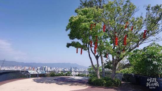 △祈福台上(总台央视记者杨波拍摄)