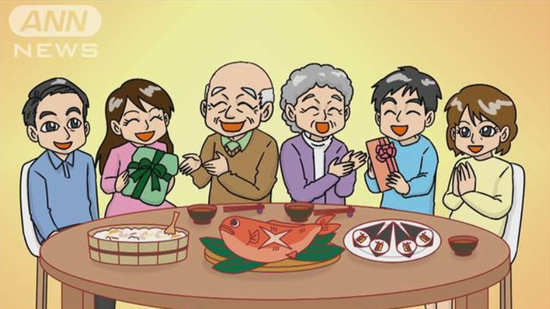 日本六成20余岁年轻人不知祖父母生日。（朝日电视台）