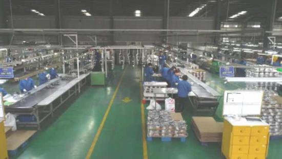 冠华1万平方米高端锅具智能制造生产线。上海崇明 图