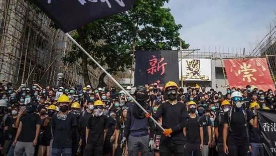 港中大“四院会师”活动成“暴徒会师”(图源:大公报)